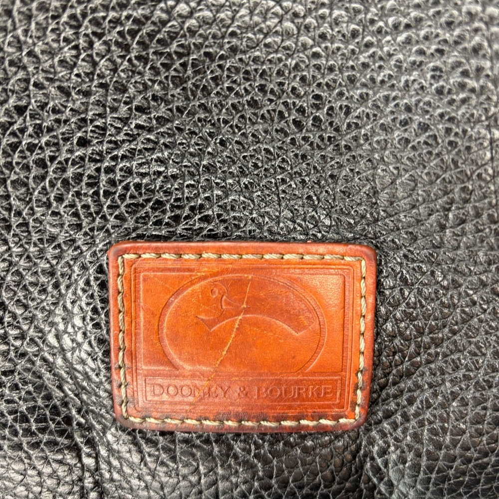 Dooney & Bourke Emily Shoulder Bag Black and Tan - Picture 9 of 16